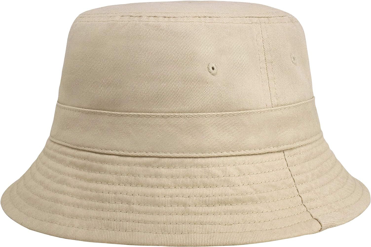 CHOK.LIDS Everyday Cotton Style Bucket Hat Unisex Trendy Lightweight Outdoor Hot Fun Summer Beach... | Amazon (US)