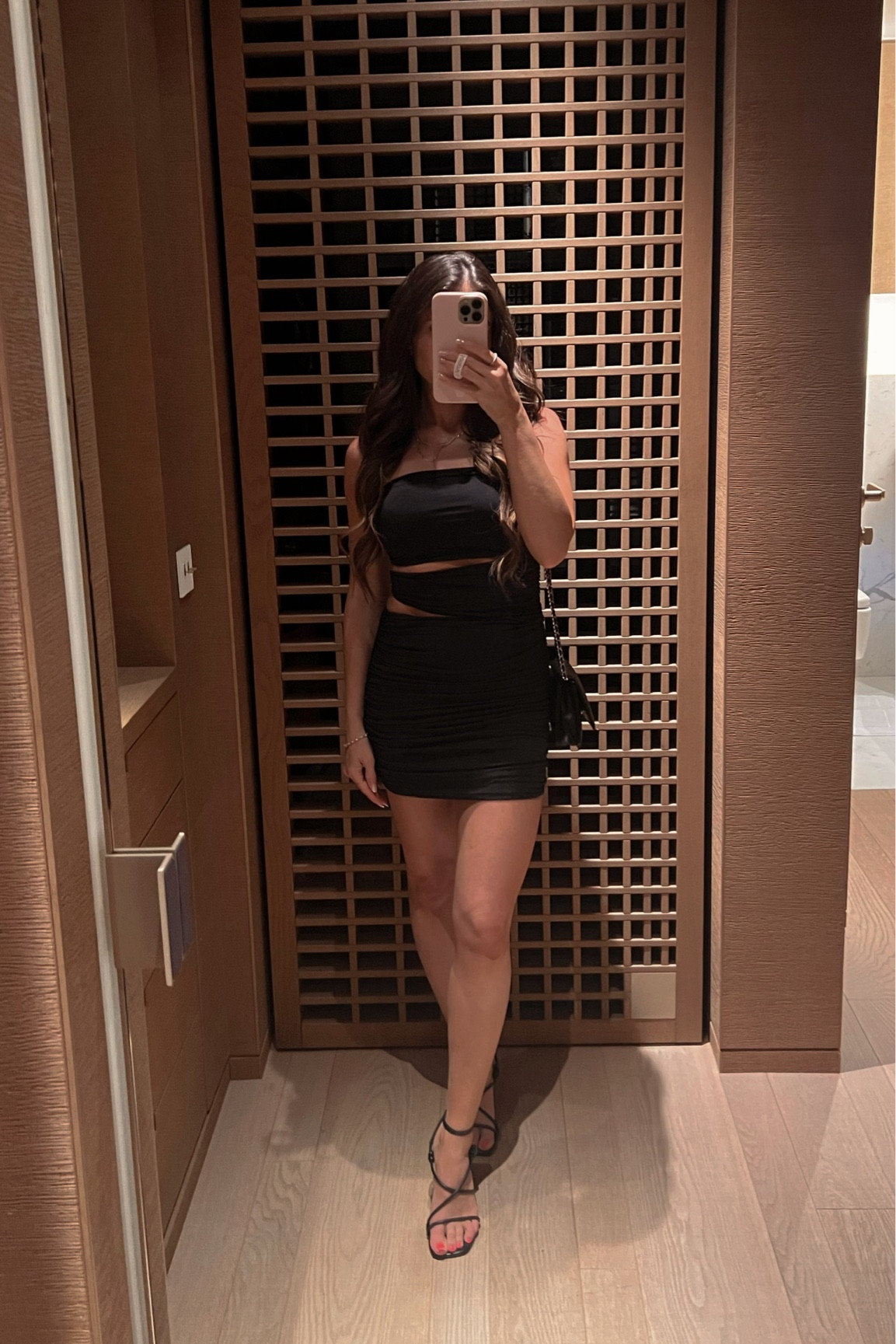 This dress was way more flattering than I expected, and I love it!

Little black dress, going out outfit, dinner date outfit, vacation outfit, holiday outfit, strappy heels, Chanel bag, open edit, revolve, fall outfits, fall trends 2022

#LTKstyletip #LTKshoecrush #LTKitbag