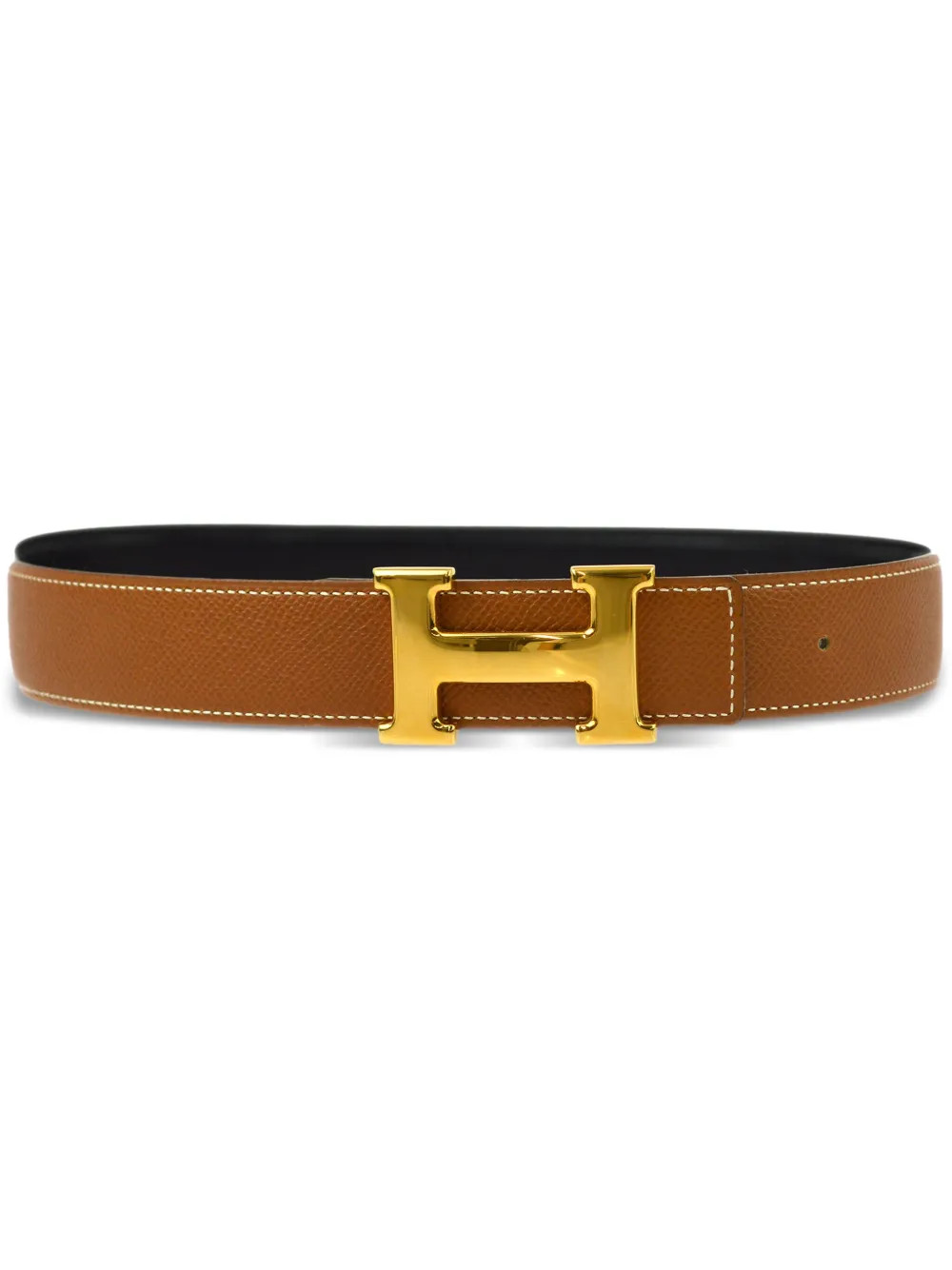Hermès Pre-Owned 1997 Constance Reversible Leather Belt | Brown | FARFETCH UK | Farfetch Global