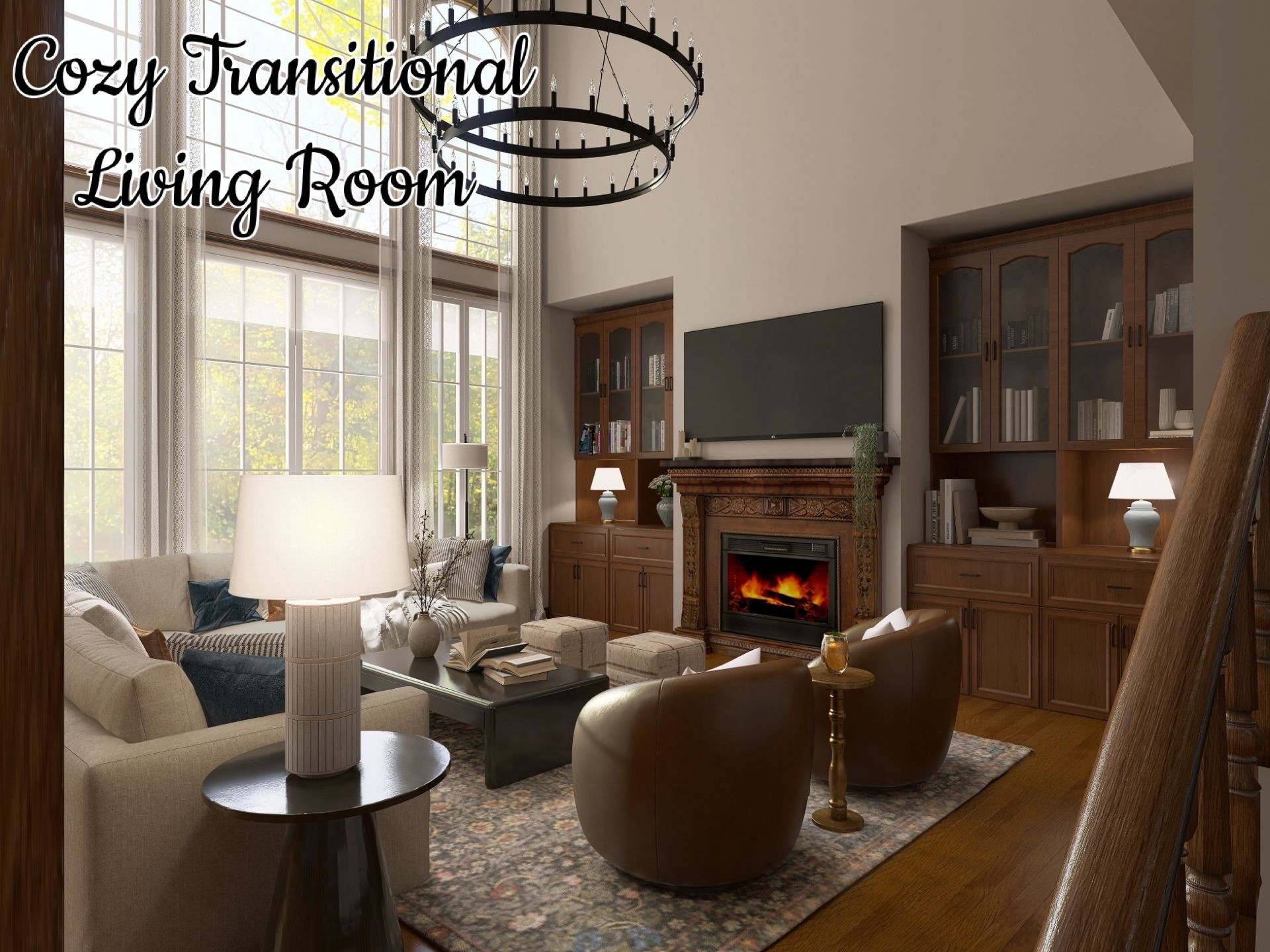 Designed by Olivia
Cozy Transitional Living Room

#LTKmomlife #LTKSeasonal #LTKHome