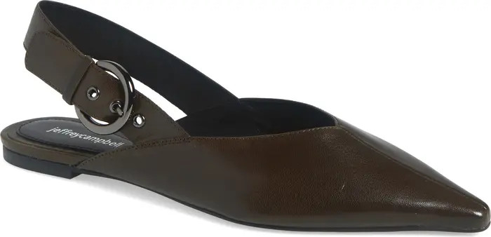 Jeffrey Campbell Scone Slingback Pointed Toe Flat (Women) | Nordstrom | Nordstrom