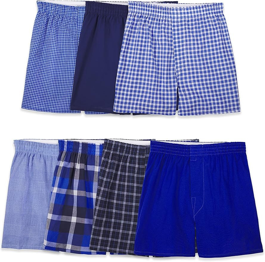 Fruit of the Loom Boys' Woven Boxer Shorts | Amazon (US)