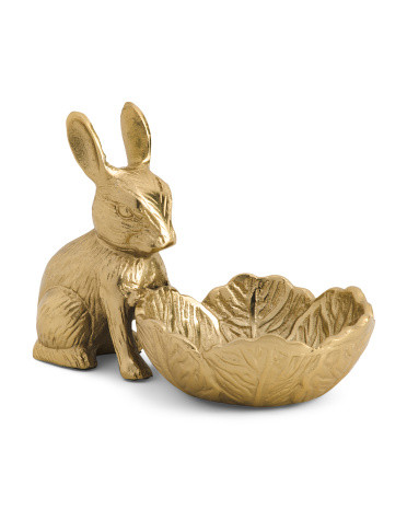 Decorative Rabbit With Cabbage Bowl | Marshalls