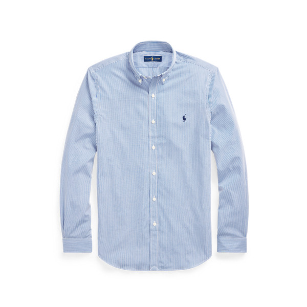 Slim Fit Striped Stretch Poplin Shirt | Ralph Lauren (IE)