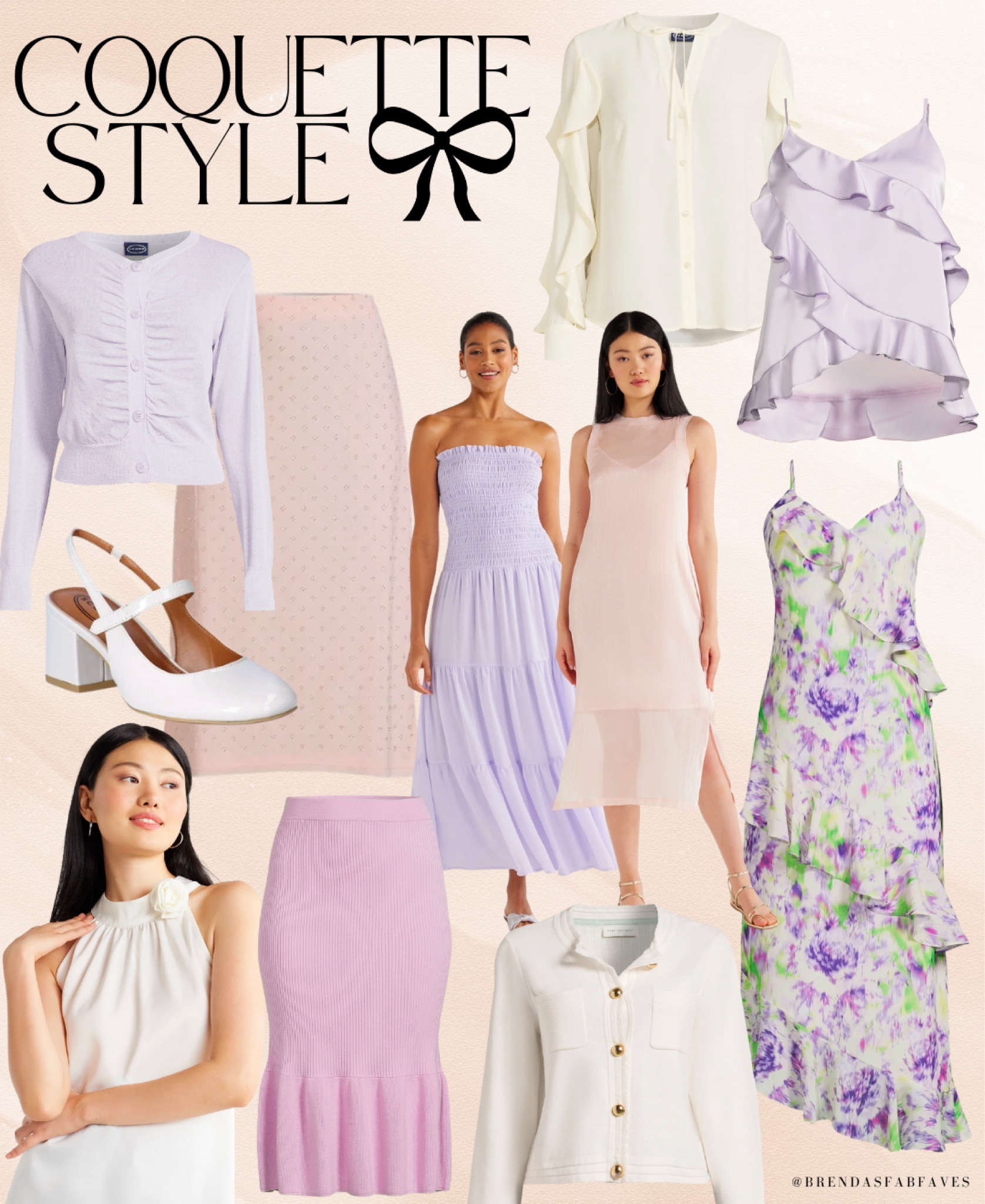 Coquette style 🎀
Romantic style, feminine style, spring dresses, ruffle top, bows, girly fashion, pastel colors, preppy style, plus size, Walmart fashion 

#LTKfindsunder50 #LTKmidsize #LTKplussize