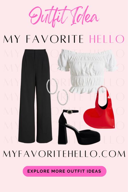 Valentine’s Day outfit, date night outfit, Cute pants outfit for Valentine’s Day with a ❤️

#redpurse #widelegpants #vdaylook #outfitidea

Vday outfit, date night outfit, pants outfit for Valentine’s Day, heart purse outfit

#LTKstyletip #LTKshoecrush #LTKitbag