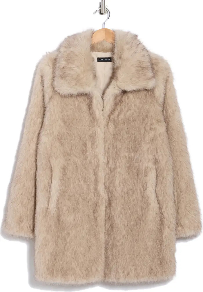 Love Token Victoria Faux Fur Coat | Nordstromrack | Nordstrom Rack