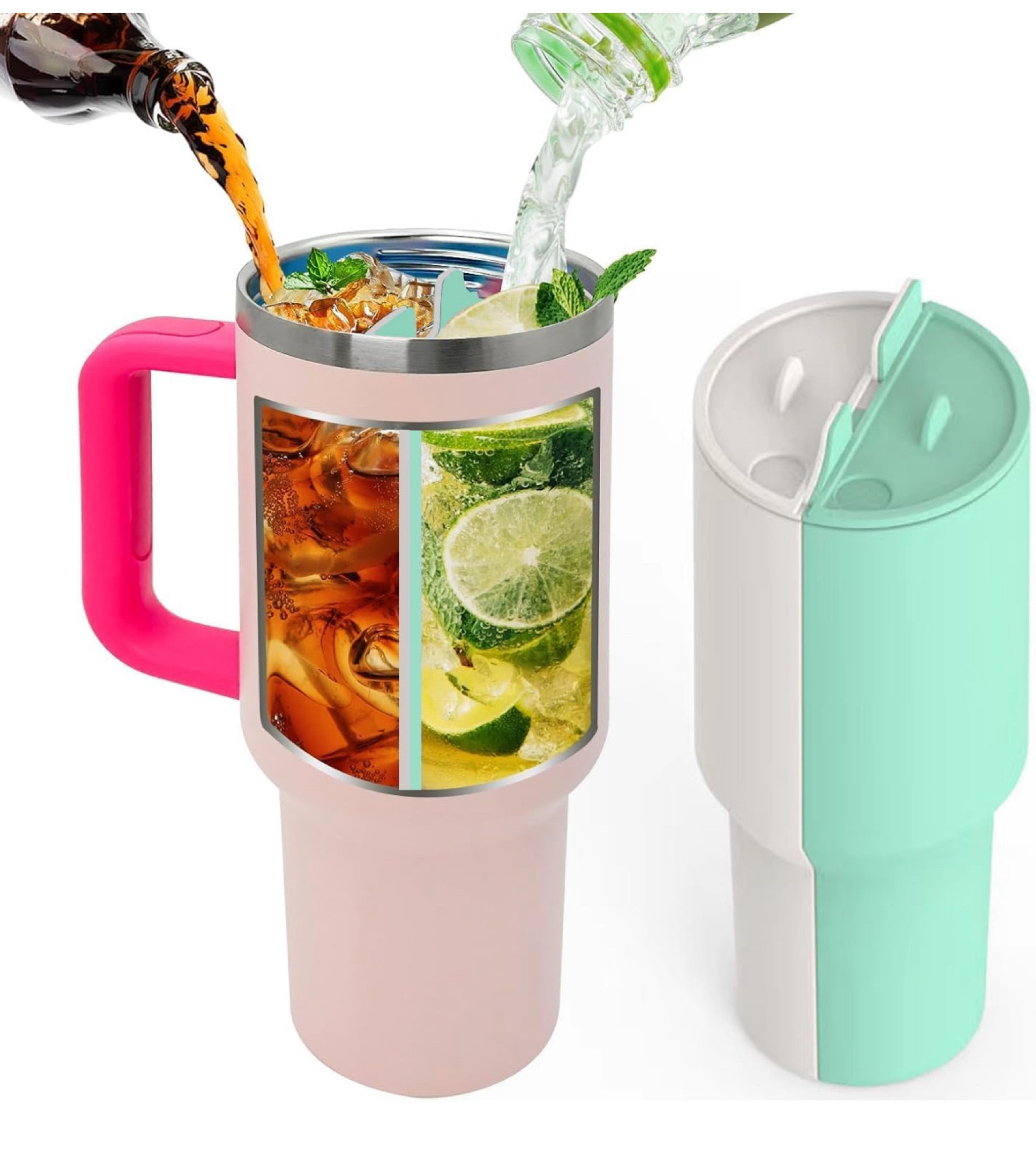 38% off 🎉

2-in-1 Inner Cup Tray for Stanley 40 OZ, Silicone Cup Divider for Stanley Accessory Dual-Sided Drink, Reusable Liner Tray Two Drinks in One Cup (Cream/Green

#LTKSaleAlert