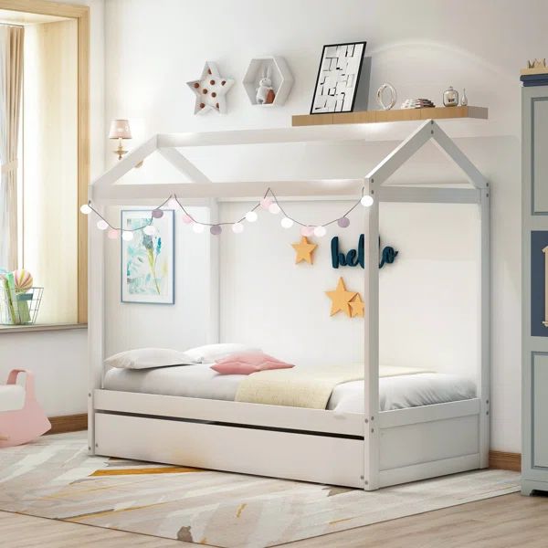 Audley Twin Canopy Bed | Wayfair North America
