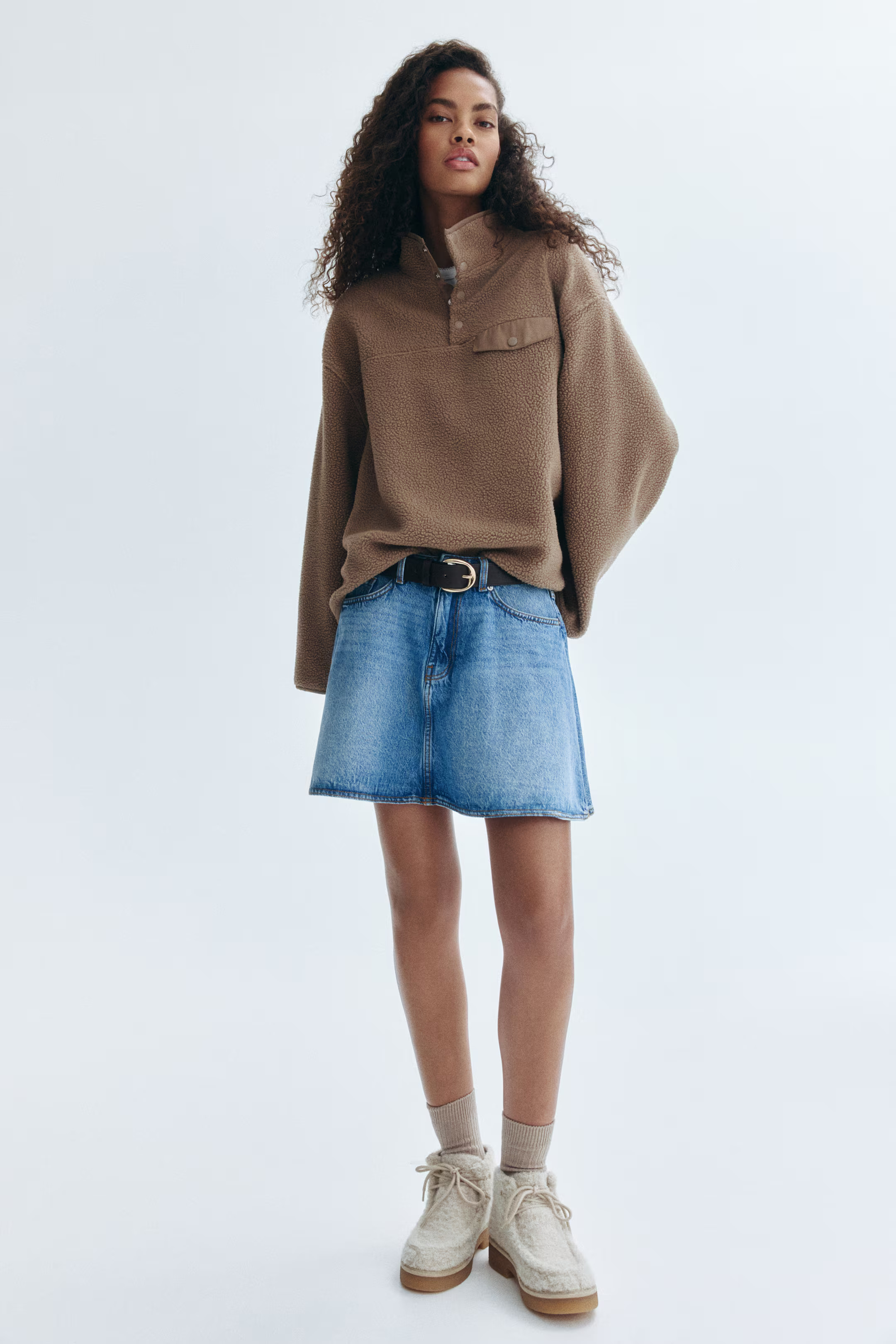 Teddy Fleece Sweatshirt | H&M (US + CA)