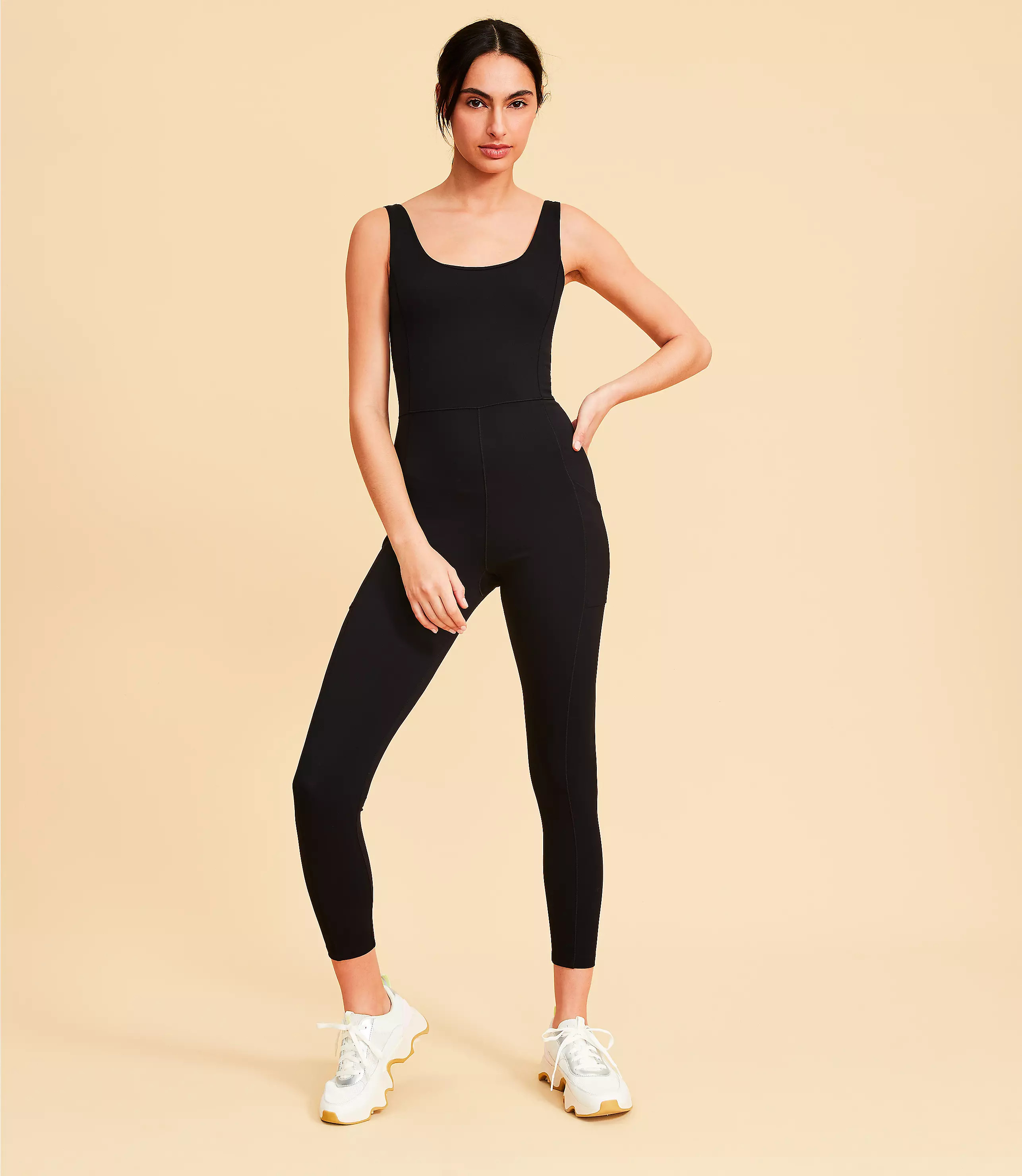 Lou & Grey Softsculpt Pocket Jumpsuit | LOFT