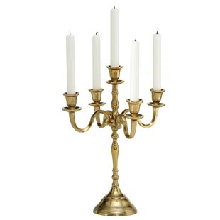 Fleur De Lis Living Metal Candelabra | Wayfair | Wayfair North America