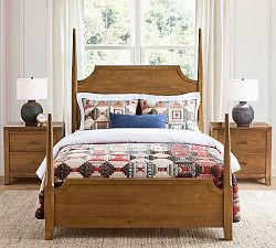 Tide & Timber Pencil Poster Bed | Pottery Barn (US)