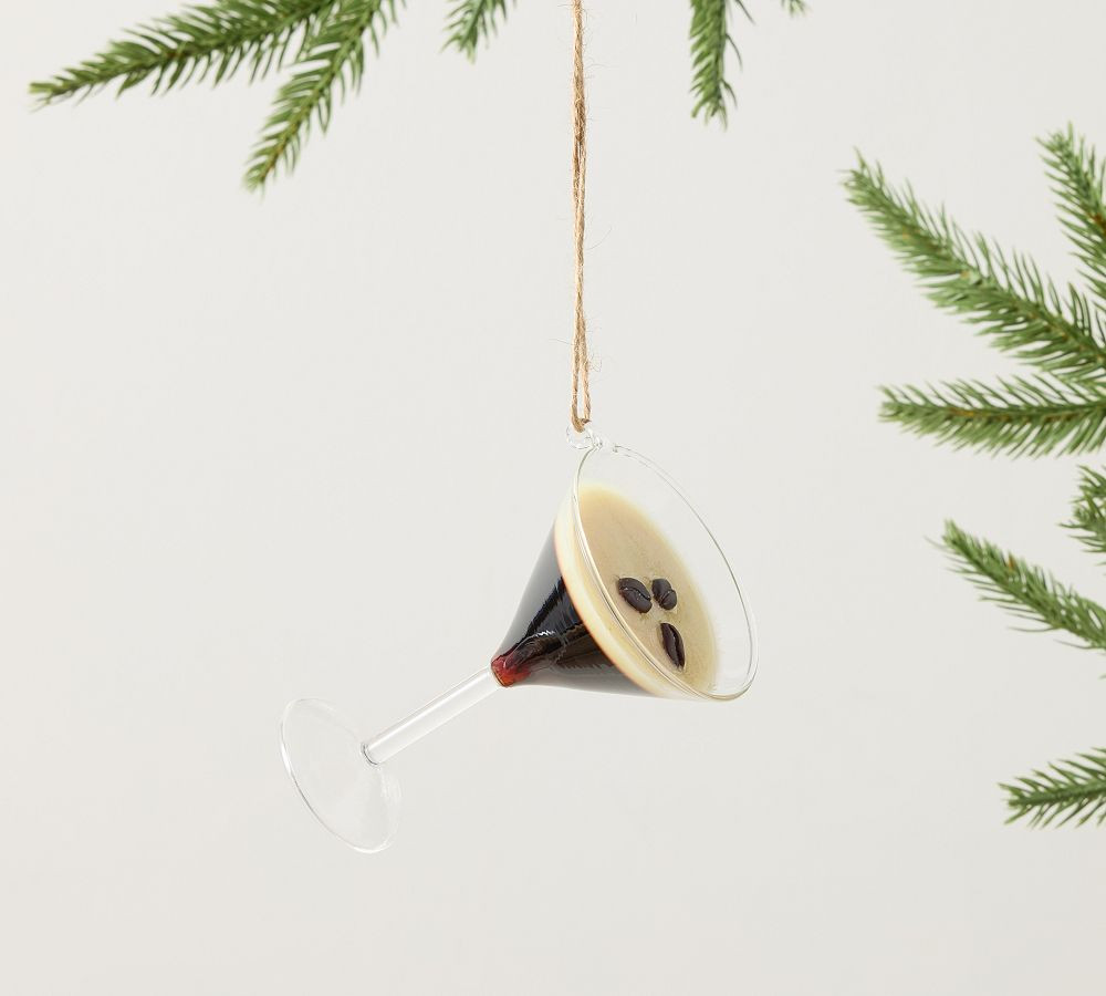 Espresso Martini Ornament | Pottery Barn CA