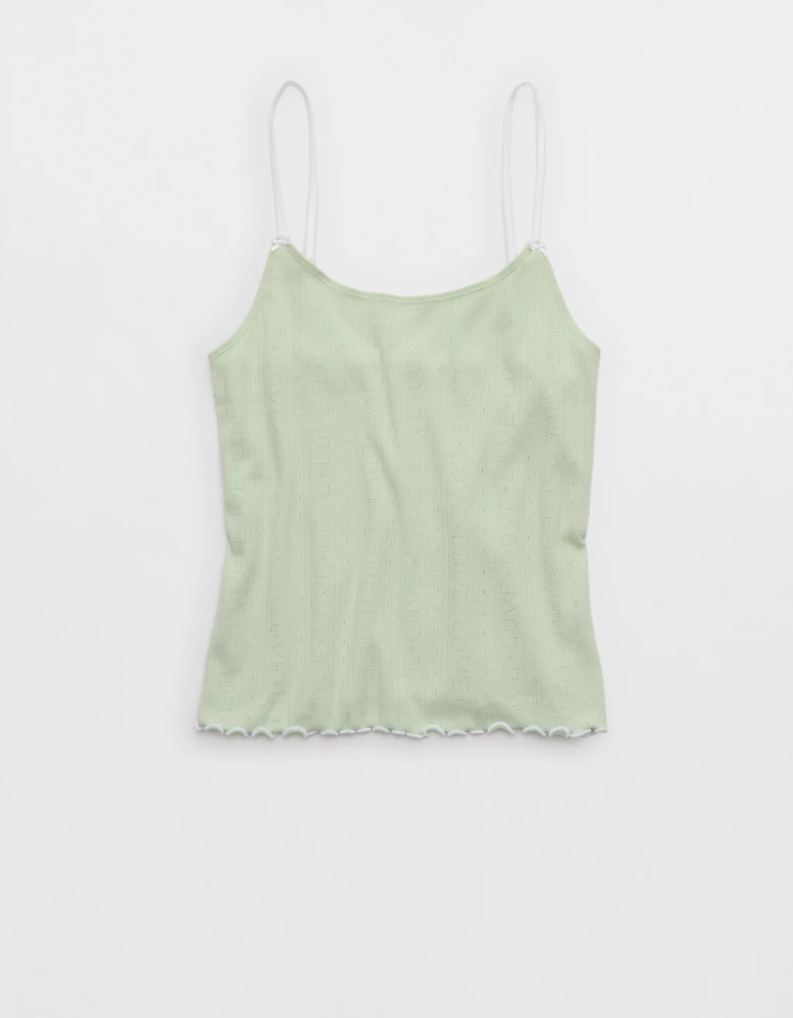 Aerie Pointelle Pajama Tank Top | American Eagle Outfitters (US & CA)