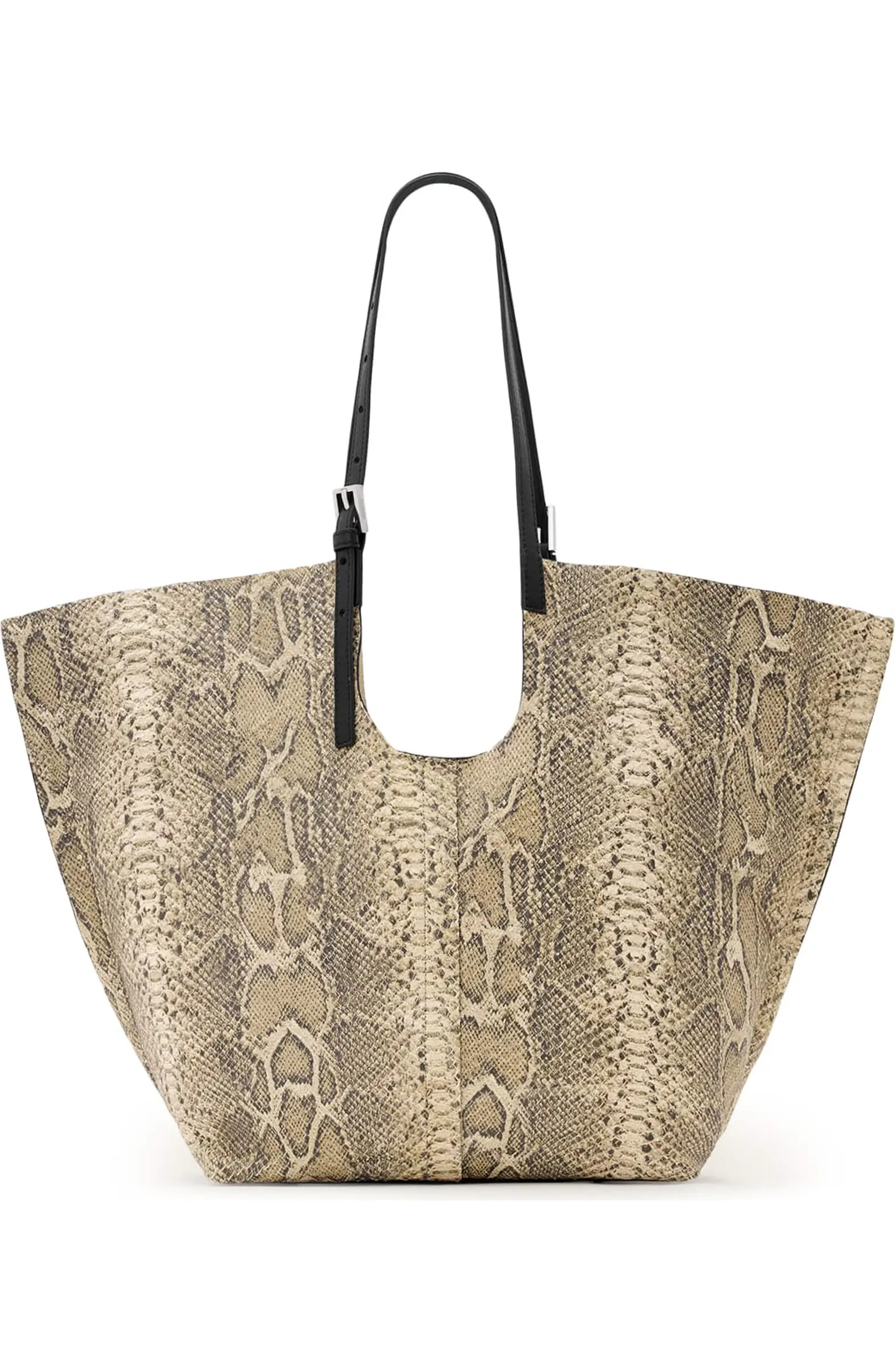Ara East/West Snakeskin Embossed Leather Tote | Nordstrom