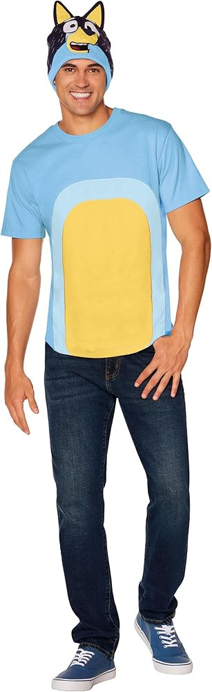 Spirit Halloween Bluey Adult Bandit Costume Kit | Officially Licensed | Family-Friendly Costume | Amazon (US)
