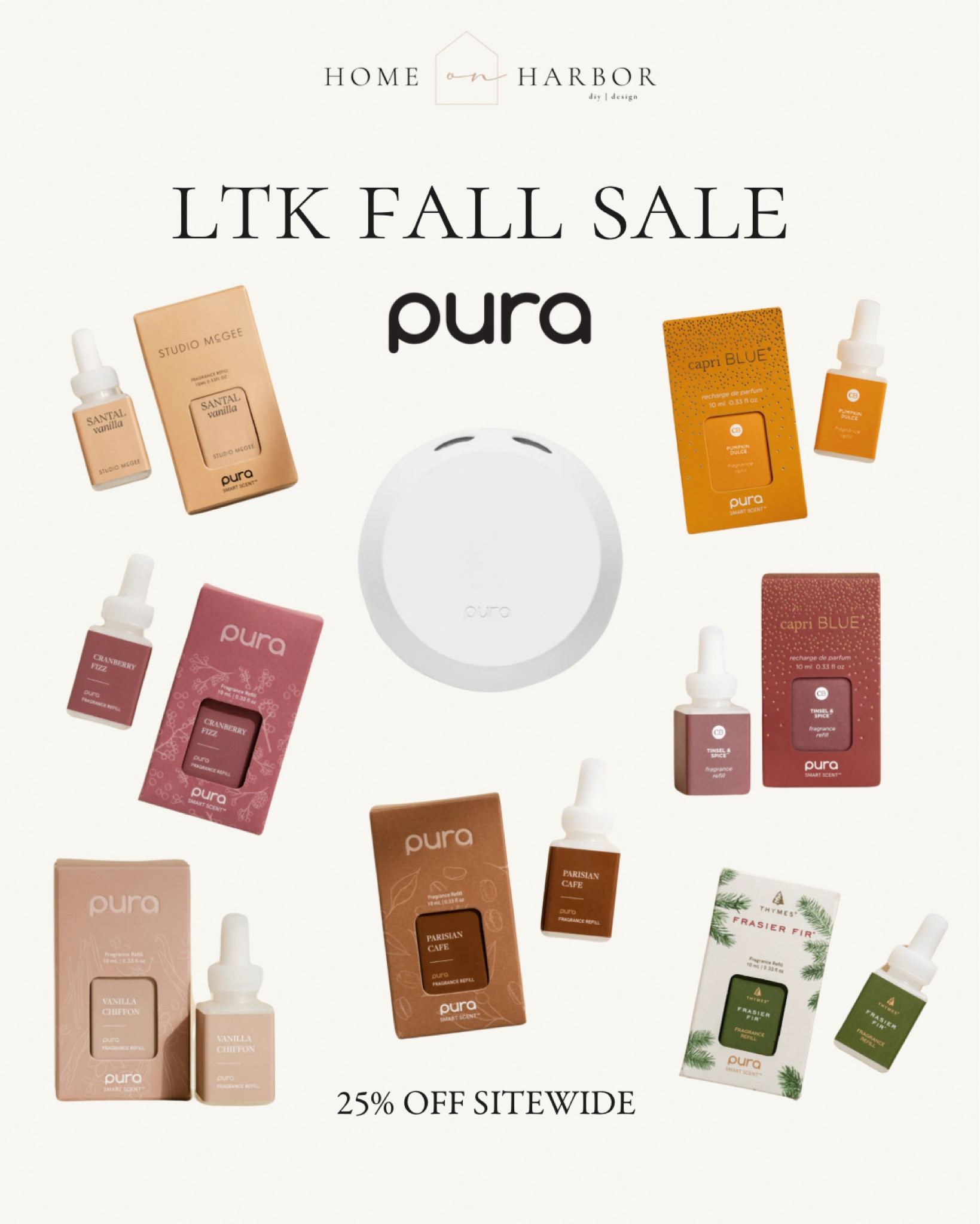 Now is the time to stock up on scents for fall & the holiday season! Pura is 25% off when you shop in the LTK app! 


#LTKSeasonal #LTKFallSale #LTKSaleAlert