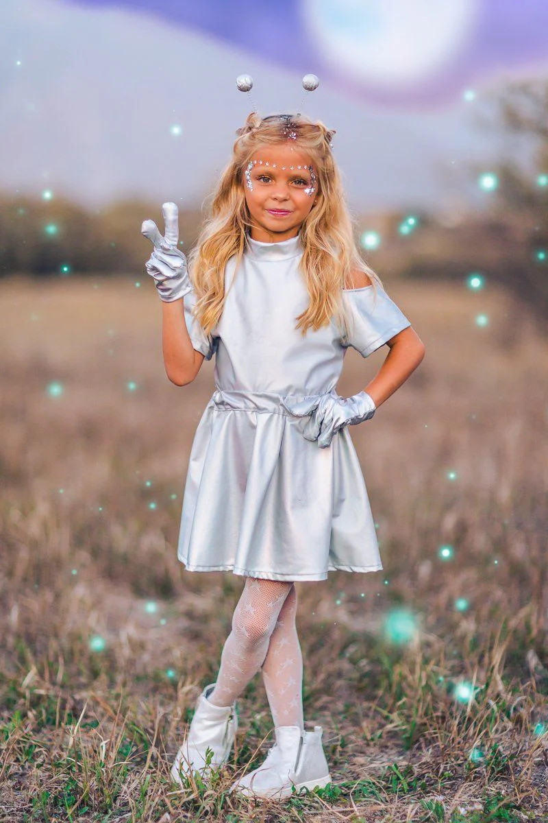 Alien Costume - 4 Piece Set | Sparkle In Pink
