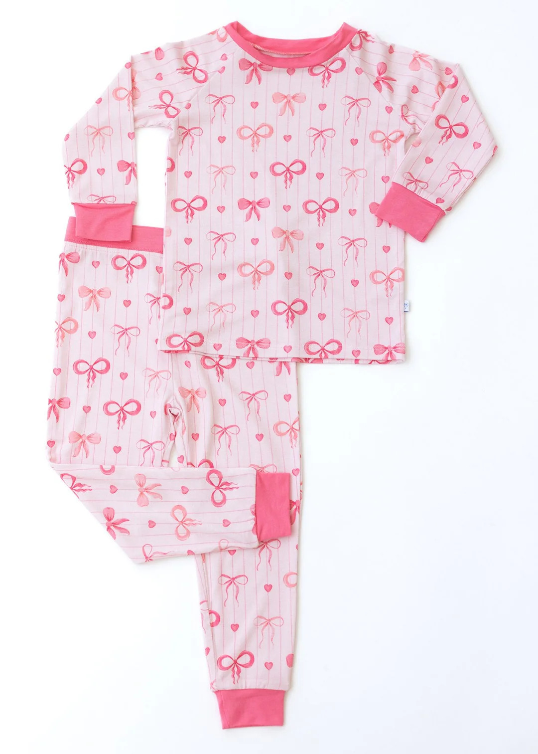 Katy's Bows Two-Piece Pajamas | Tiny Jams