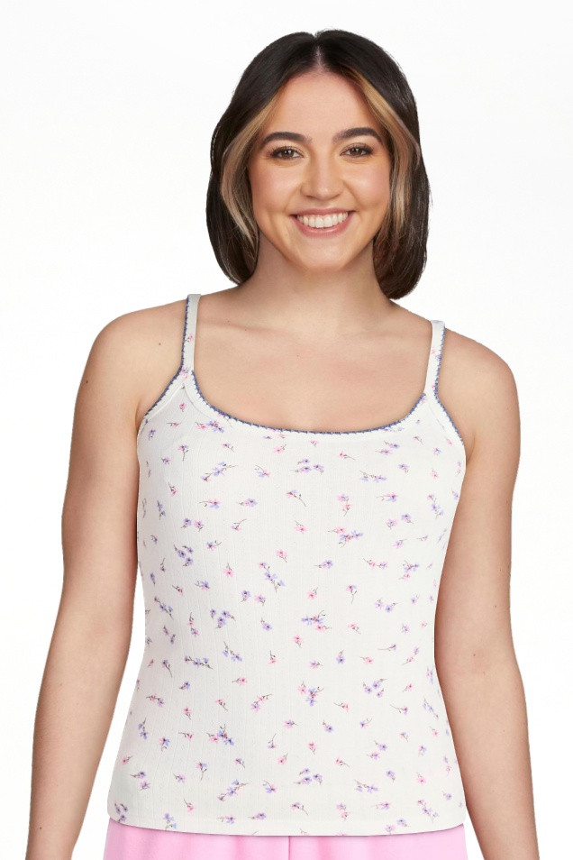 No Boundaries Pointelle Tank Top, Women's XXS-XXL | Walmart (US)