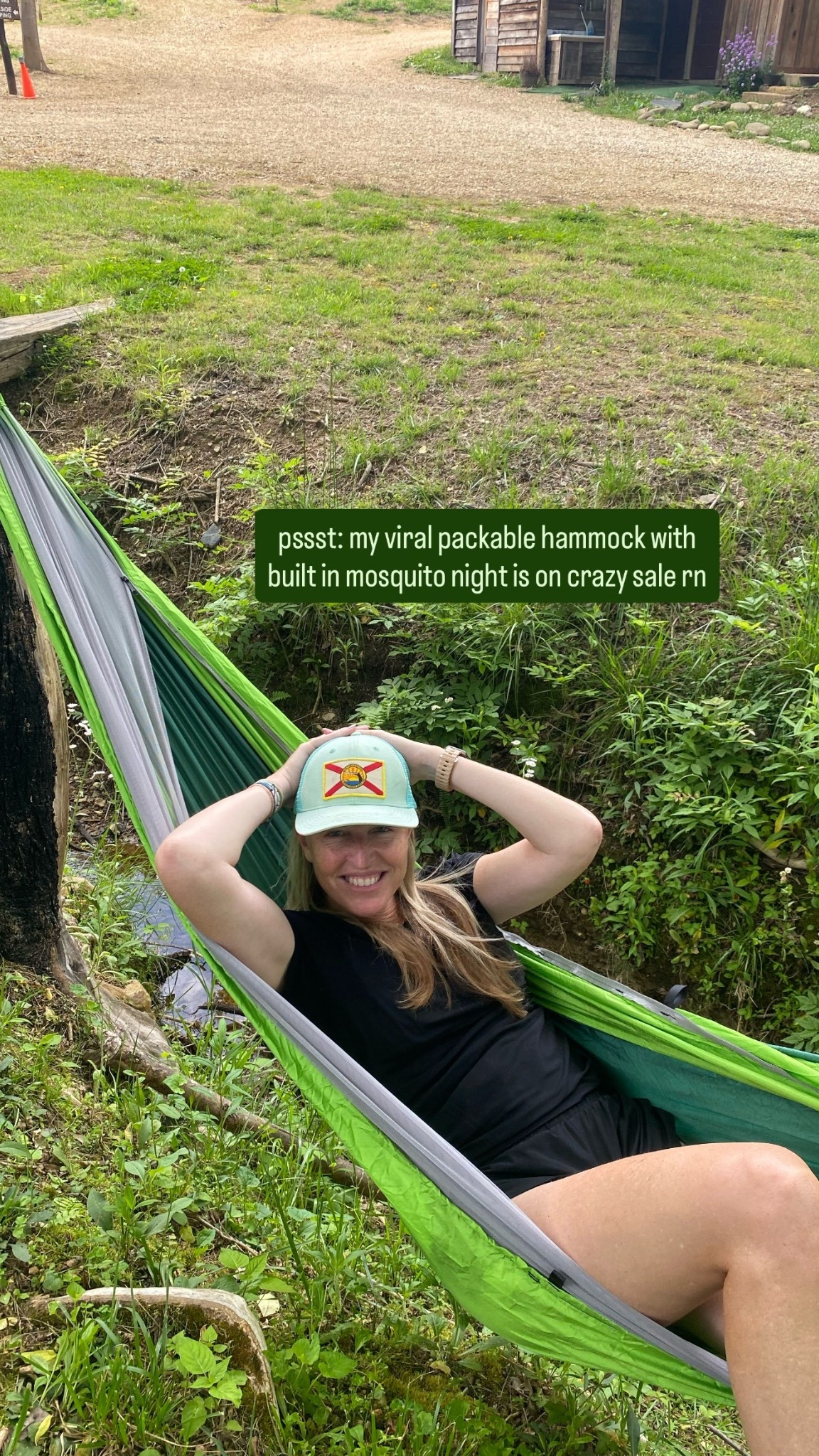 💓 UNDER $20 💓Packable hammock with built in mosquito netting is on CRAZY SALE rn. Makes a great gift too! Great for your backyard or to take camping 🌲🌲🌲

#LTKFamily #LTKTravel #LTKActive