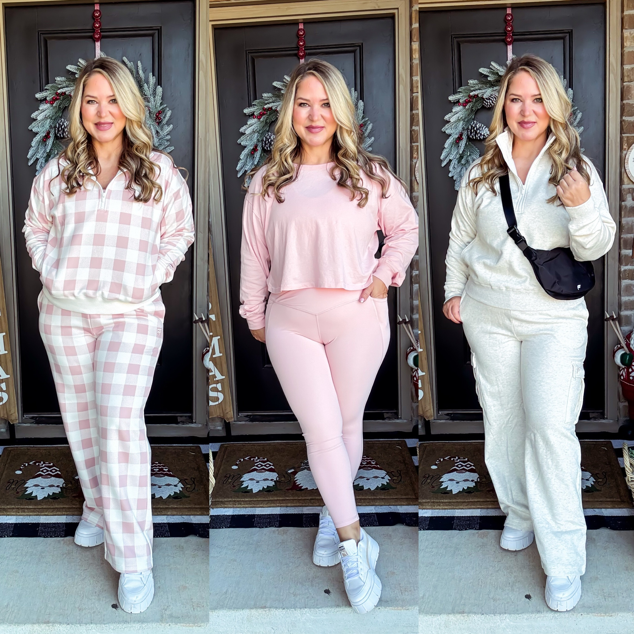 Wearing a size large in everything 

#LTKOver40 #LTKMidsize #LTKActive