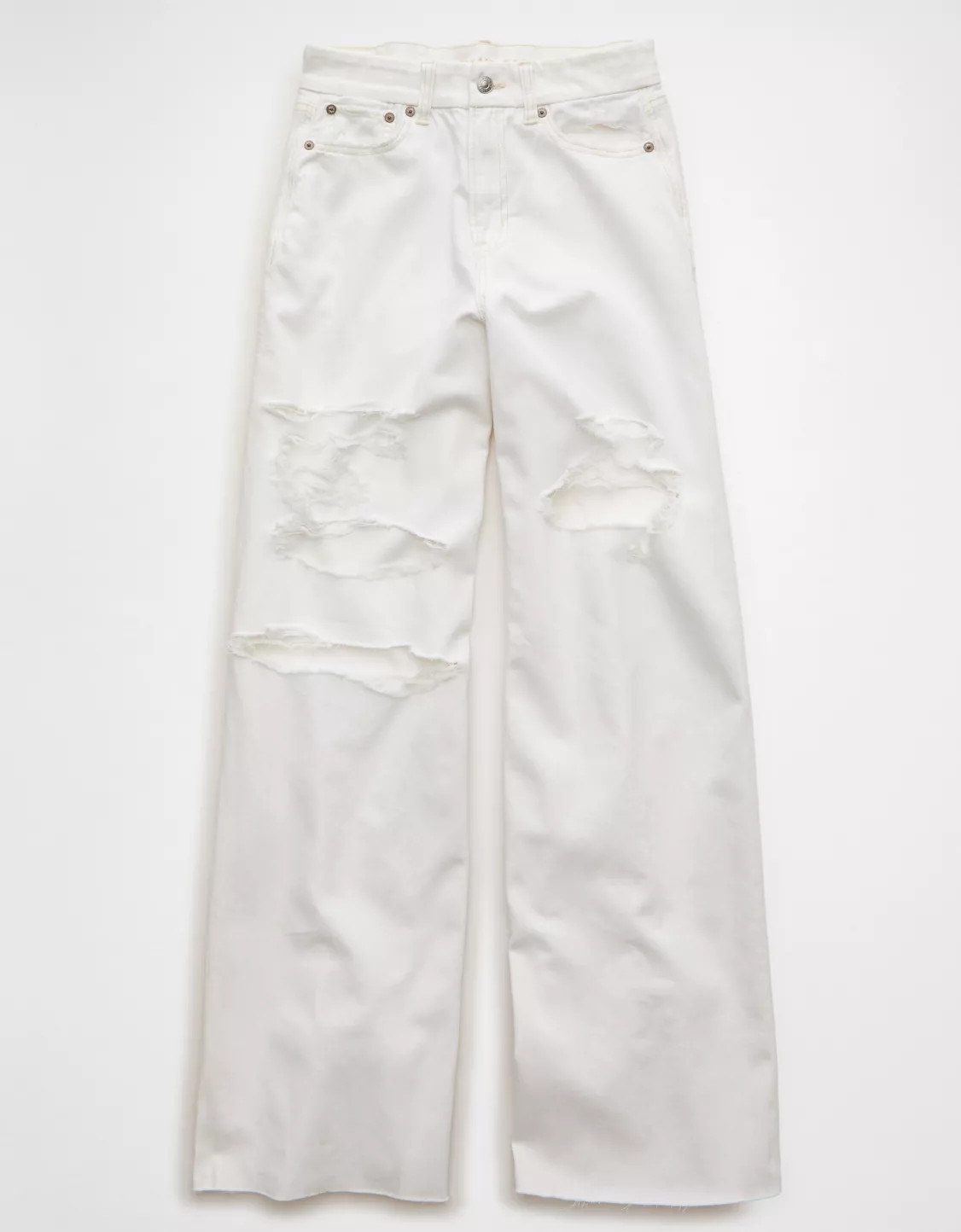 AE Curvy Super High-Waisted Baggy Wide-Leg Jean | American Eagle Outfitters (US & CA)