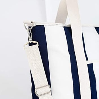 Business & Pleasure Co. Holiday Cooler Tote Bag - Cute Vintage Beach Tote Bag - Totes Drinks or B... | Amazon (US)