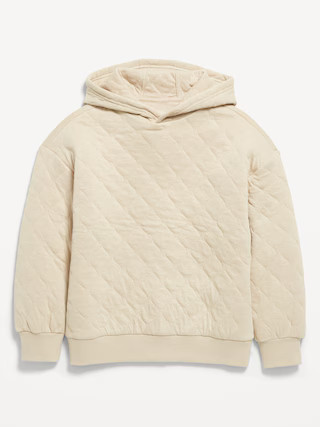 Oversized Quilted Hoodie for Boys | Old Navy (US)