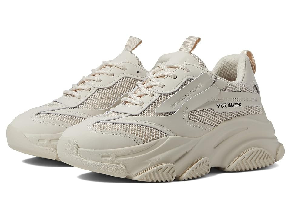 Steve Madden Possession Sneaker (Bone) Women's Shoes | Zappos