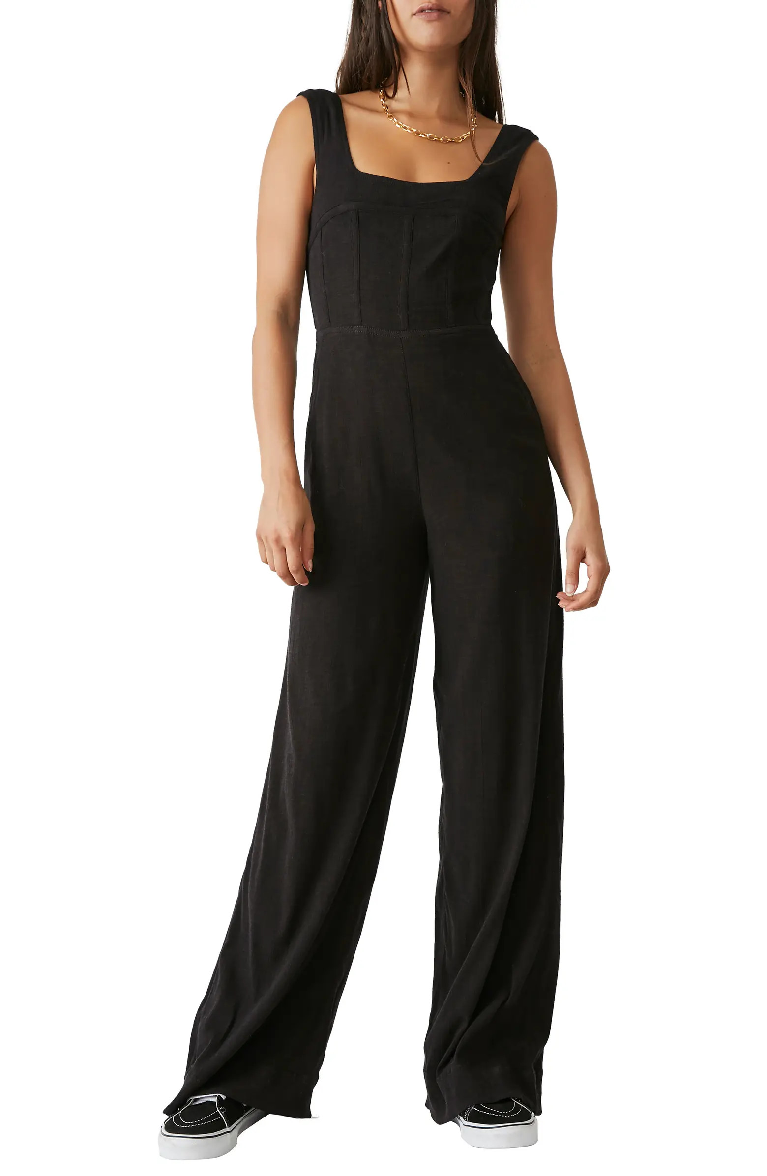 Free People Iris Wide Leg Jumpsuit | Nordstrom | Nordstrom