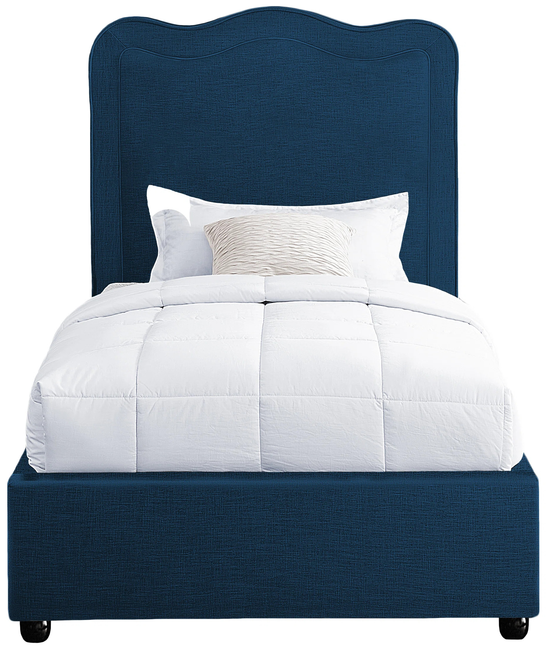 Upholstered Scalloped Bed | Wayfair North America