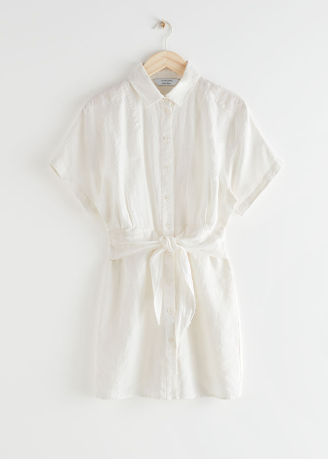 Belted Linen Mini Dress | & Other Stories (EU + UK)