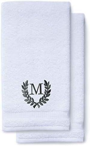 Decorative and Monogrammed Hand Towels for Bathroom Kitchen Makeup | Personalized Gift for Weddin... | Amazon (US)
