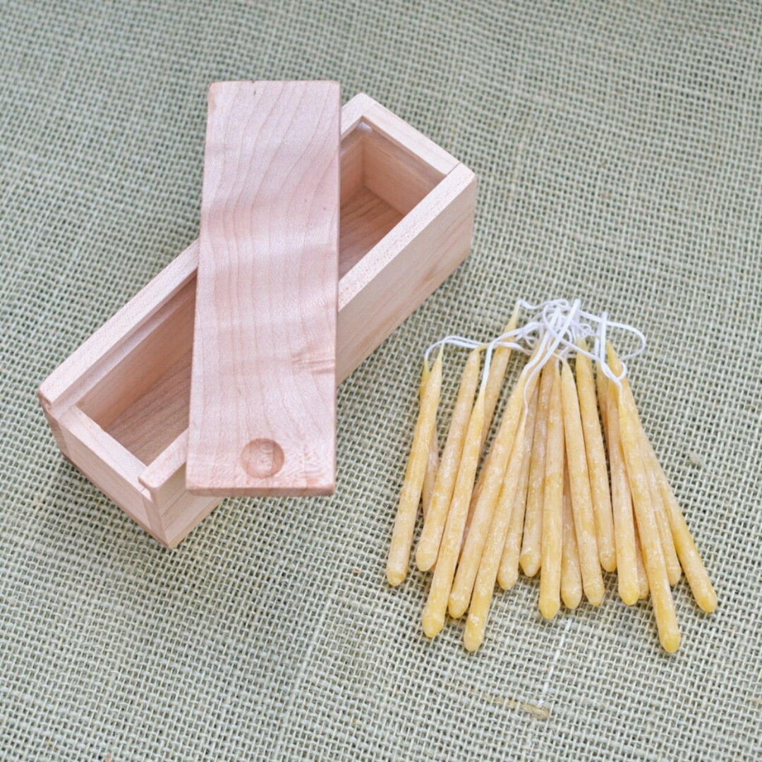 Birthday Cake Candles (20) in a Solid Maple Box With Sliding Lid - Etsy | Etsy (US)