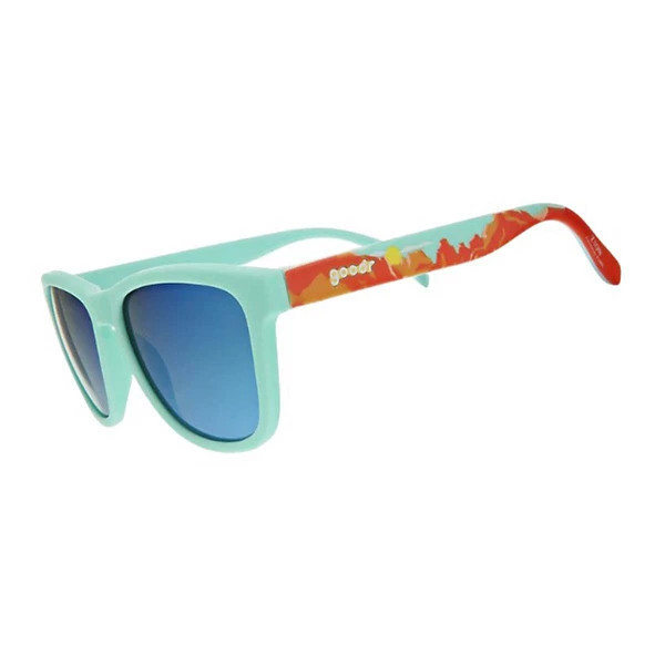 Men's Goodr Zion National Park Polarized Sunglasses Orange/Green | Scheels