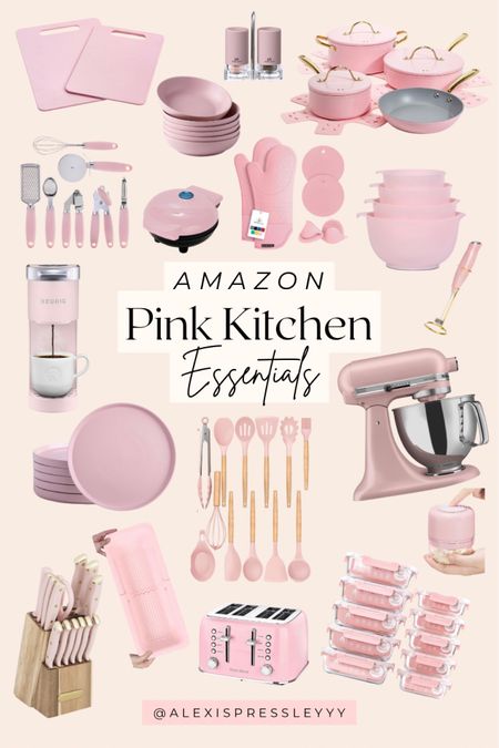 New pink Amazon kitchen essential finds! 

#LTKhome #LTKSpringSale #LTKMostLoved