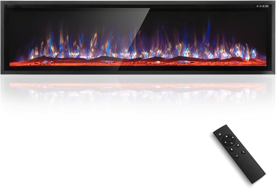 Sophia & William 72 Inch Electric Fireplace Wall Mounted, Fireplace Heater with Remote Control, U... | Amazon (US)
