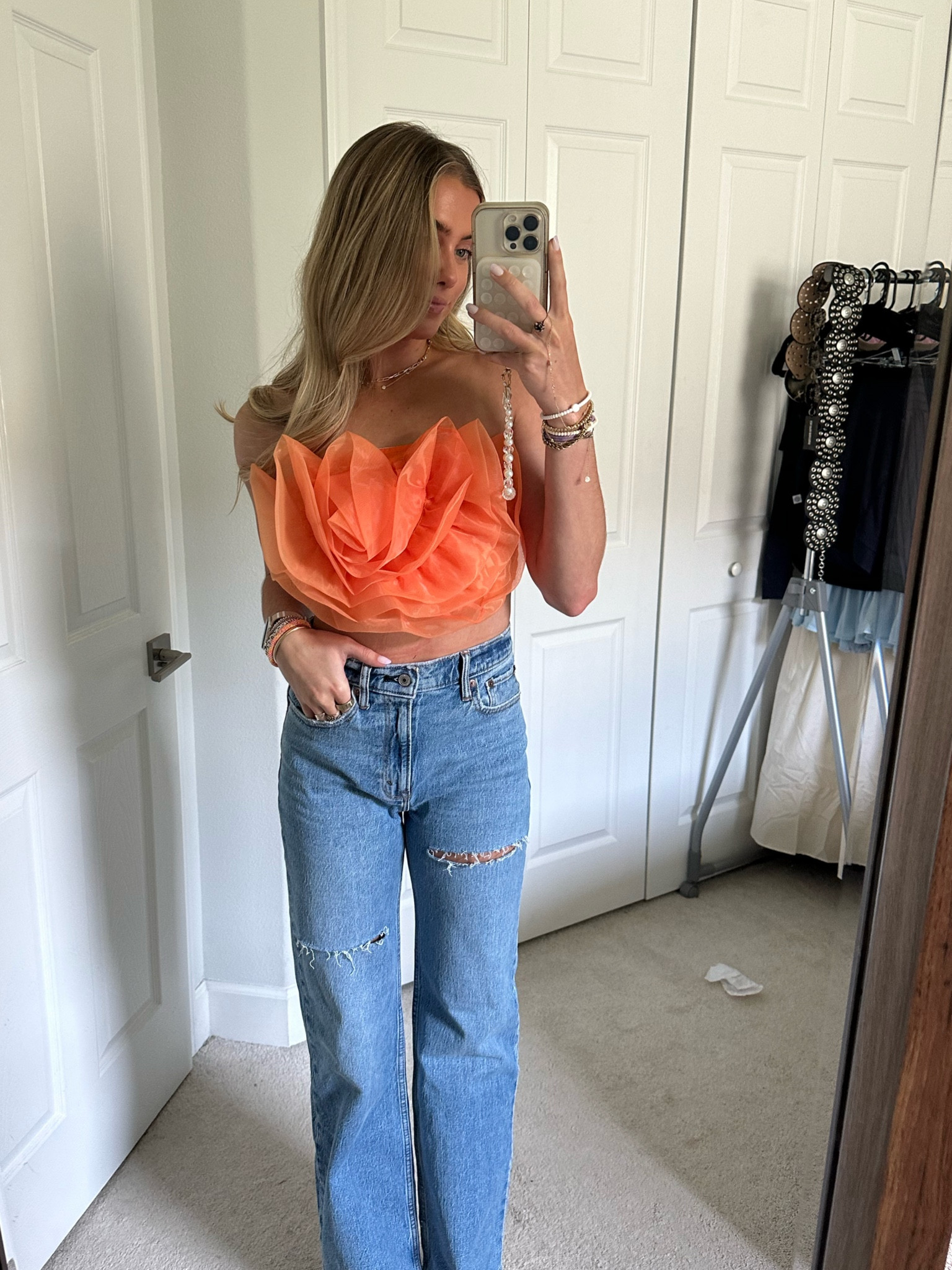 Amazon GORGLITTER Women's Flower Front Crop Tube Top Sleeveless Strapless Solid Shirred Tops size small.  #amazon #amzonfinds #amazonmusthaves #amazonvirtualtryon #amazonfavorites #amazonfashion #founditonamazon #founditonamazonfashion 

#LTKFindsUnder50 #LTKSeasonal #LTKStyleTip