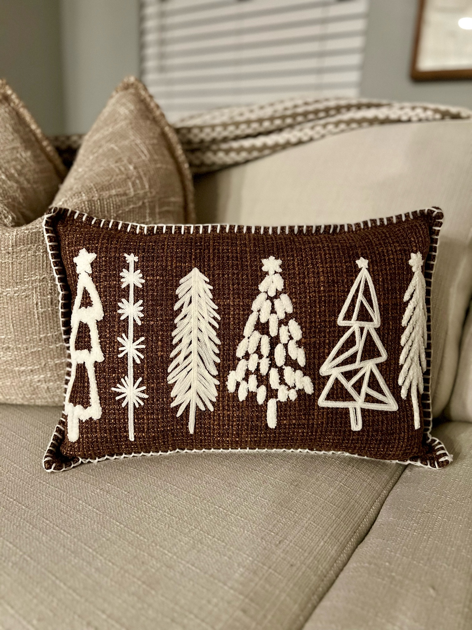 Kirklands Christmas tree pillow. On sale now 

#LTKHoliday #LTKHolidaySale #LTKSeasonal