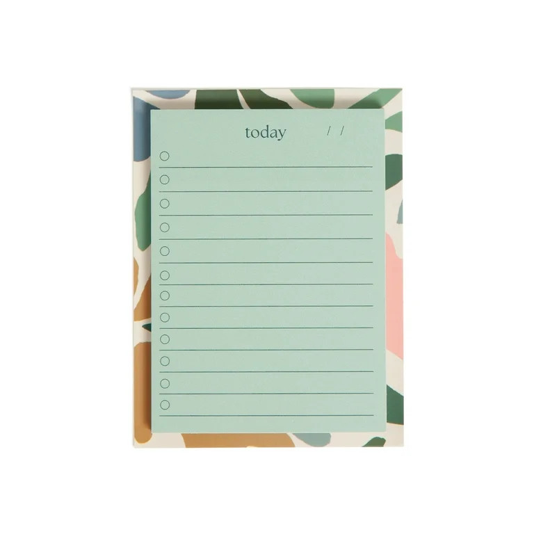 U Brands Daily Sticky Notes with Lines, 4 x 2.9 in., 60 Sheets, Folklore Fauna | Walmart (US)