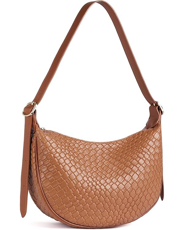 BOSTANTEN Purses for Women Woven Texture Crossbody Bags Shoulder Hobo Handbag with Adjustable Str... | Amazon (US)