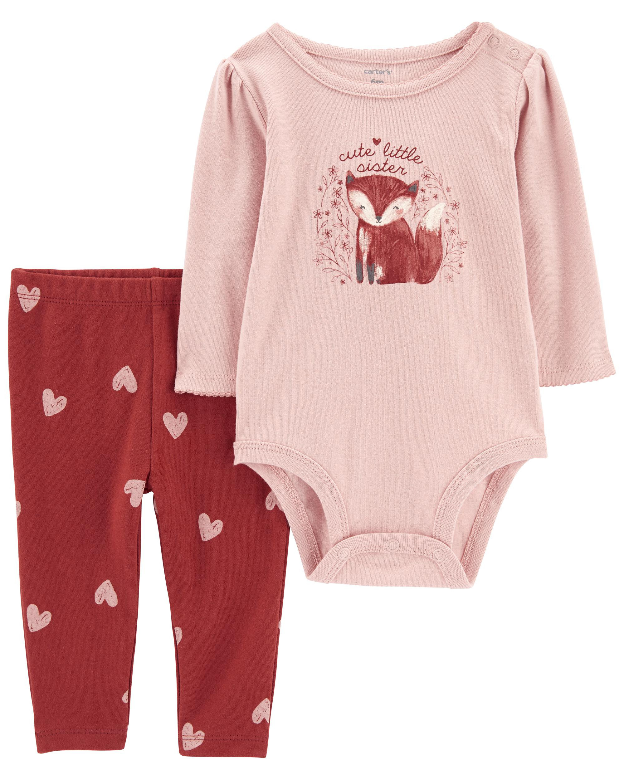 Baby 2-Piece Fox Bodysuit Pant Set | Carter's
