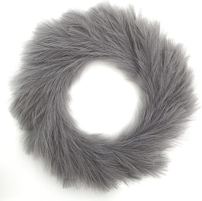 Hananona Artificial Pampas Grass Wreath, 22" Faux Pampas Grass Decor for Home Boho Style Decor (G... | Amazon (US)