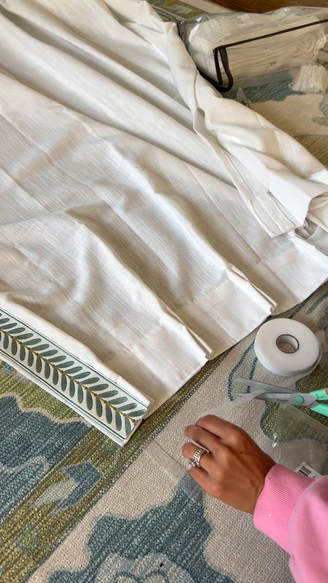 Loved adding trim to our pinch pleat curtains 

#LTKHome