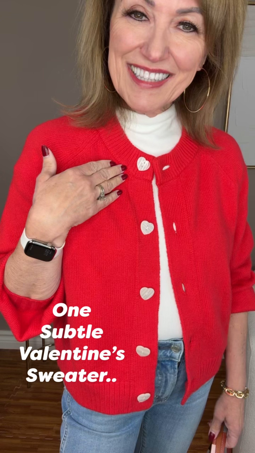 Sometimes subtle is all you need, like this red sweater with heart buttons from Old Navy.

Valentine’s Day is a month away, and if you don’t want to go “all-in” on hearts, this sweater gives you a little bit of celebration, but a lot of style.  The best part is you can wear it at least three different ways

✨Casual with jeans and booties, perfect for a Galentine’s Day brunch with girlfriends

✨Perfectly subtle for the office.  Belted with a slim pencil skirt and heels

✨Paired with leather pants, open collar, perfect for date night

This one sweater is all you need to celebrate the holiday.


#LTKootd #LTKOver40 #LTKSeasonal
