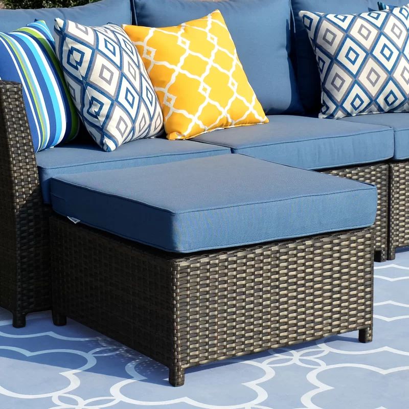 Cassville 12 Rattan Piece Complete Patio Set with Cushions | Wayfair North America