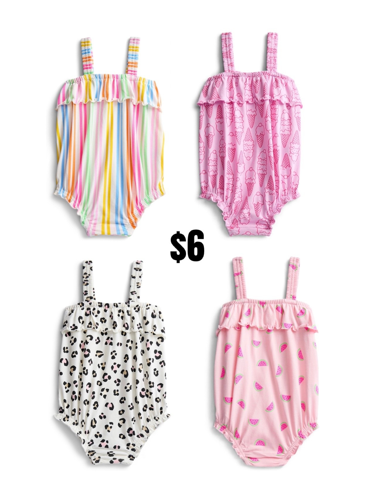 Baby girls rompers for $6 #kids #baby #walmartpartner #casual 

#LTKKids #LTKBaby