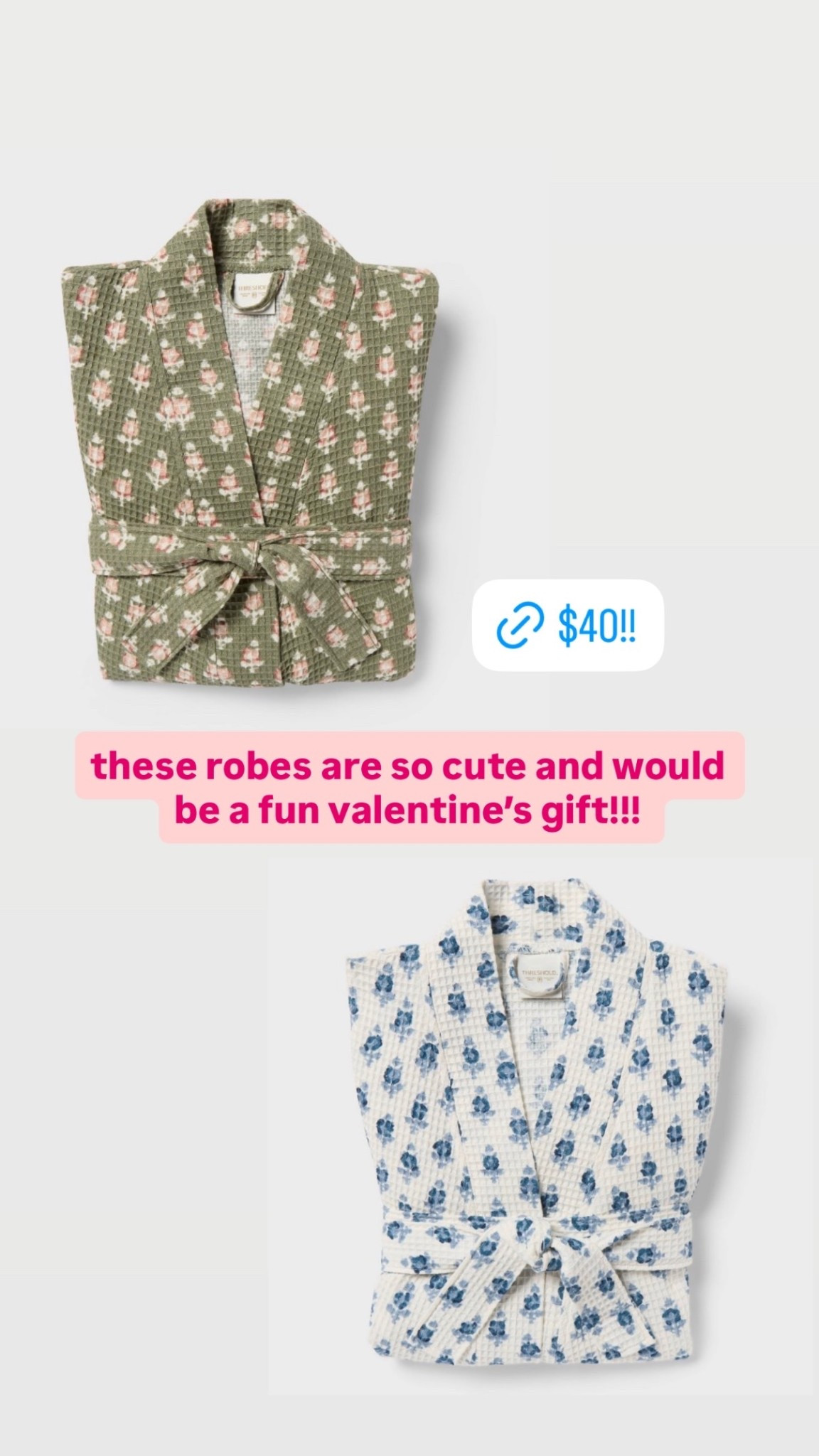 these robes are so cute and would be a fun valentine’s gift!!!

#LTKValentine #LTKselfcare